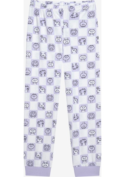 Kız Çocuk Caticorn 2li Çok Renkli Pijama Takımı fırsatları