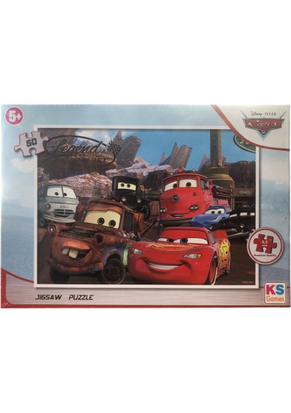 Games 50 Parça Puzzle Cars