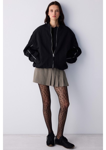 Leopard File Külotlu Çorap