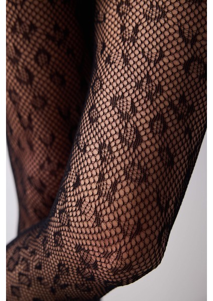 Leopard File Külotlu Çorap modelleri