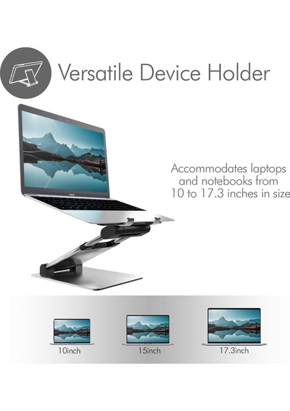 DYT-802 Aluminyum Ergonomik Ayarlanabiliir Macbook Notebook Standı