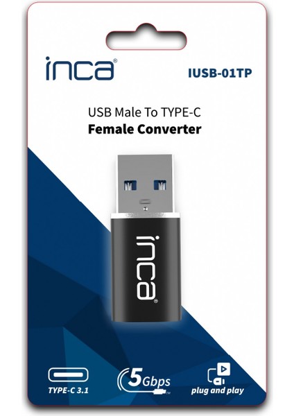 IUSB-01TP USB Male To Type-C Female Converter