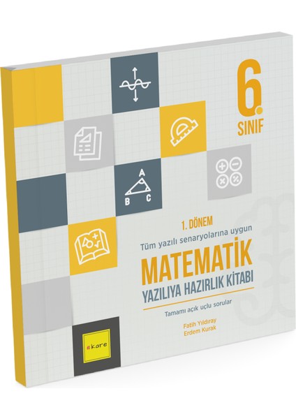 6. Sınıf 1. Dönem Matematik Yazılıya Hazırlık Kitabı