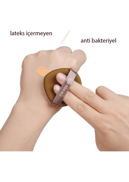 7 Adet Kozmetik Puf Seti Çiftyan Yumuşak Fondöten Nemlendirici Yüz Makyaj Bez Sünger Güzellik Seti