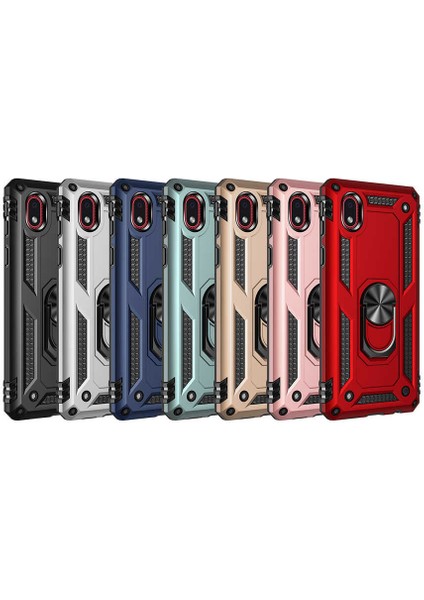 Galaxy A01 Core Kılıf Zore Vega Kapak-Gri