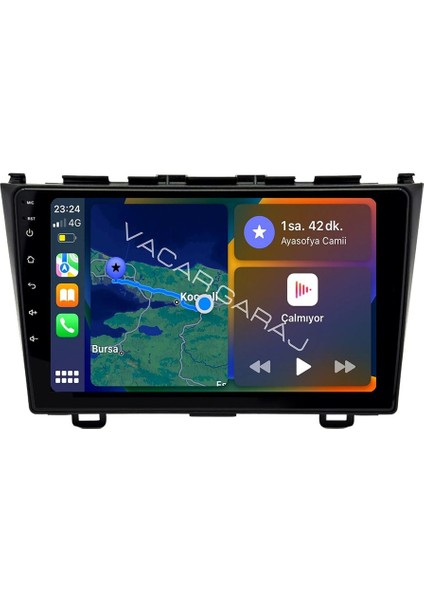 Honda Crv 2007-12 Uyumlu Androıd Multimedya Gerçek 2/32 Kablosuz Carplay Auto Geri Görüş Kameralı