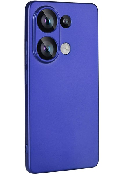 Xiaomi Poco M6 Pro 4g Kılıf Zore Premier Silikon Kapak-Saks Mavi