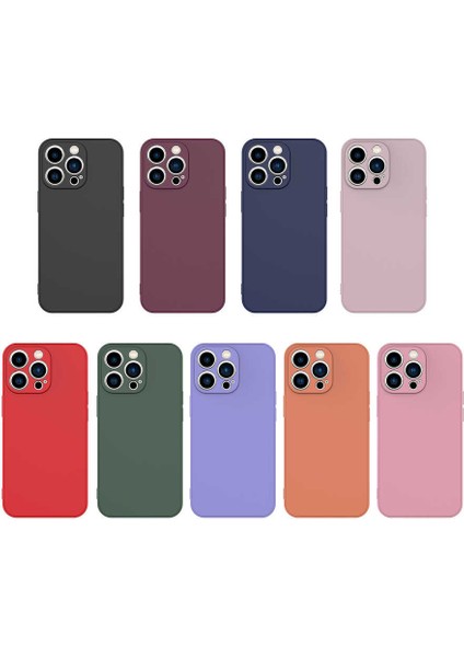 Apple iPhone 13 Pro Max Uyumlu Zore Mara Laaakan Kapak-Pembe Koyu