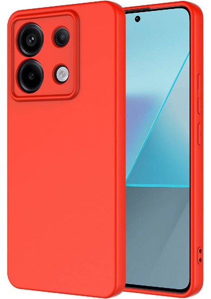 Xiaomi Redmi Note 13 Pro 5g Kılıf Zore Mara Laaakan Kapak-Kırmızı