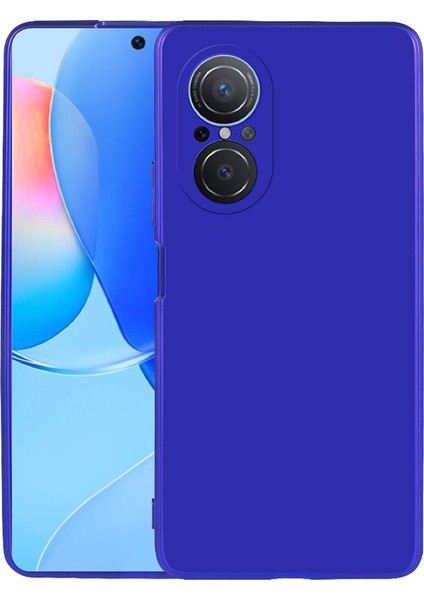 Huawei Nova 9 Se Kılıf Zore Premier Silikon Kapak-Saks Mavi