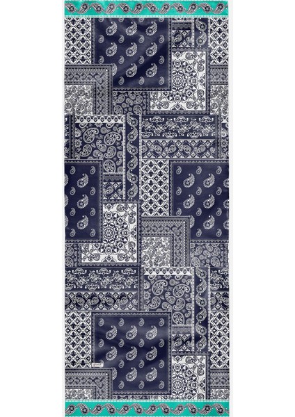 Paisley,Yaprak,Üçgen Desen Pamuk Şal 3 Adet modelleri