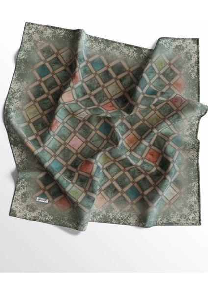 Dallı,Mermer,Geometrik Desen Pamuk Eşarp 3 Adet indirimleri