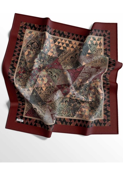 Doğa,Paisley,Geometrik Desen Pamuk Eşarp 3 Adet fırsatları