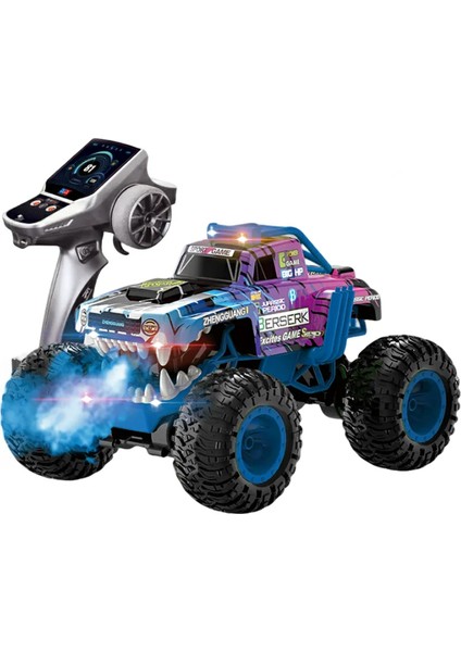 1:14 2.4ghz Uzaktan Kumandalı Araba Akrobat Gyroscope Işıklı Buharlı 4WD Monster Truck