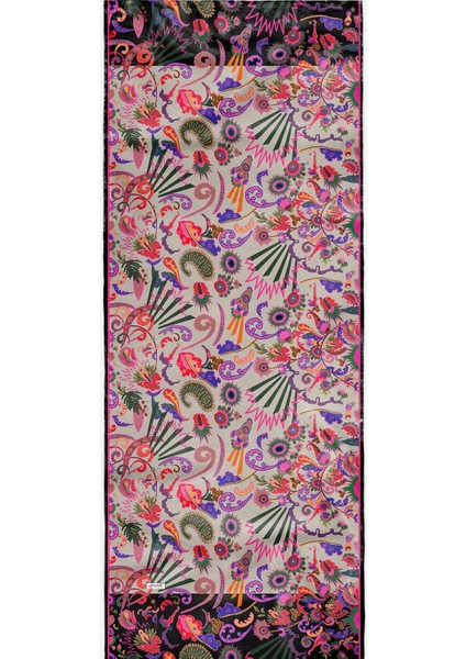 Çiçek,Barok,Paisley,Soyut Desen Pamuk Şal 5 Adet modelleri