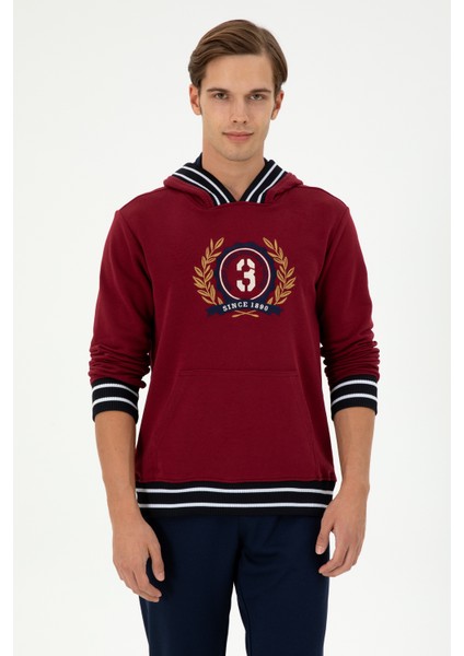 Erkek Bordo Sweatshirt 50290758-VR014
