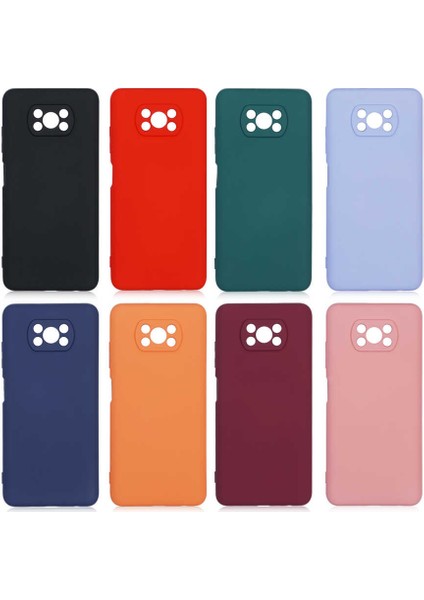 Xiaomi Poco X3 Kılıf Zore Mara Laaakan Kapak-Lacivert