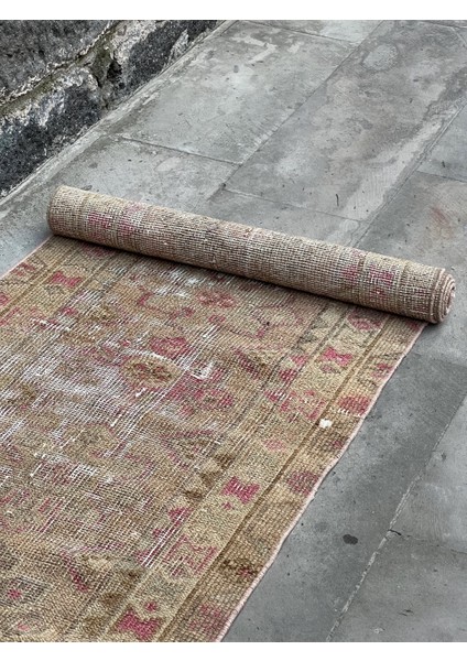 68X347 cm Uzun Boy El Dokuma Soft Renkli Bohem Stili Türk Antik Kilim fırsatları