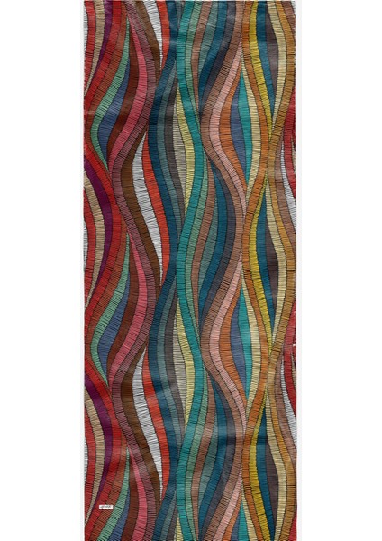 Dalgalı,Çiçek,Çizgili,Mermer Desen Pamuk Şal 5 Adet modelleri