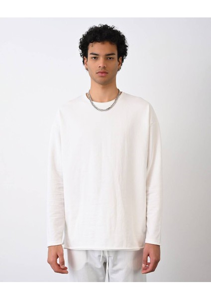 0 Yaka Oversize Basıc Sweat T-Shırt fiyatları