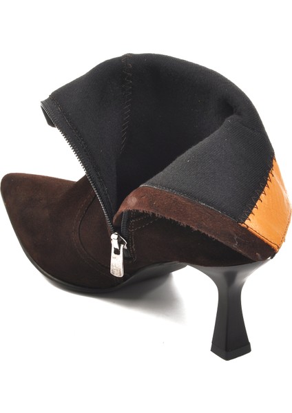 Ds-60 Kahve Süet Deri Içi Polarlı Kadın Topuklu Bot fırsatları