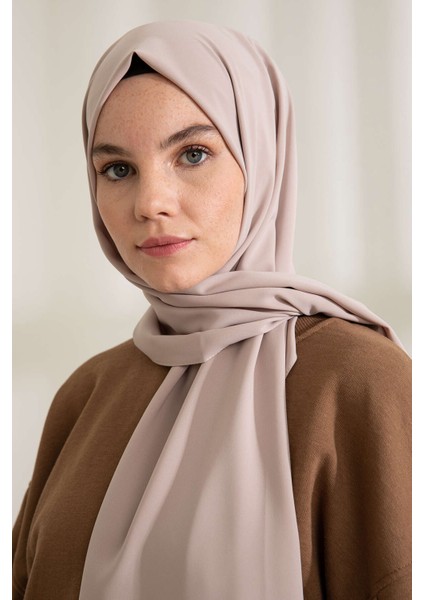 Medine Ipeği Latte Şal