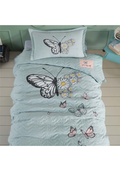 Ranforce %100 Pamuk Tek Kişilik Dört Mevsim Daisy Love V1