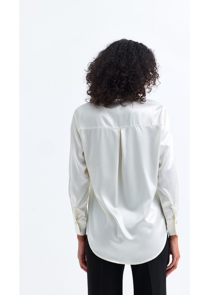 Hafif Dökümlü Saten Gömlek | GML35403 indirimleri