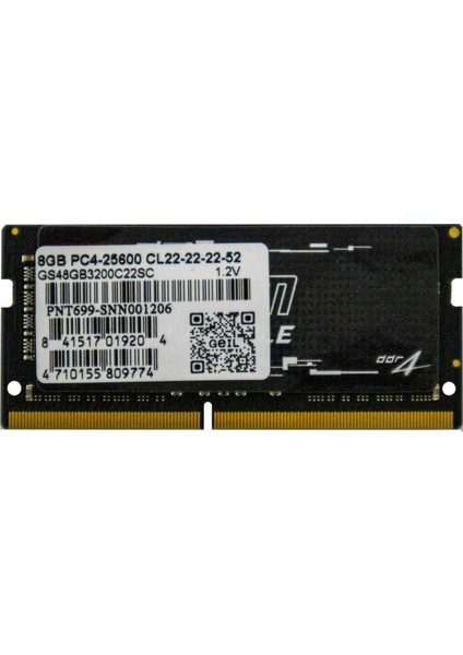 8gb Geıl Ddr4 Nb 3200 Mhz Sodımm Notebok Rami fiyatları