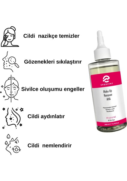 Make Up Remover Aha / Aha Içerikli Makyaj Temizleyici 200 ml