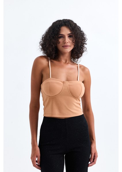 Gloplu Astarlı Büstiyer | BUS33493 fiyatları