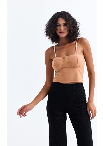 Gloplu Astarlı Büstiyer | BUS33493 fırsatları