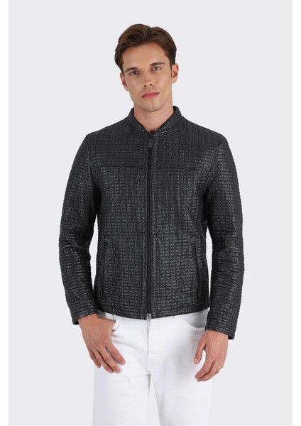 Siyah Deri Erkek Ceket fırsatları