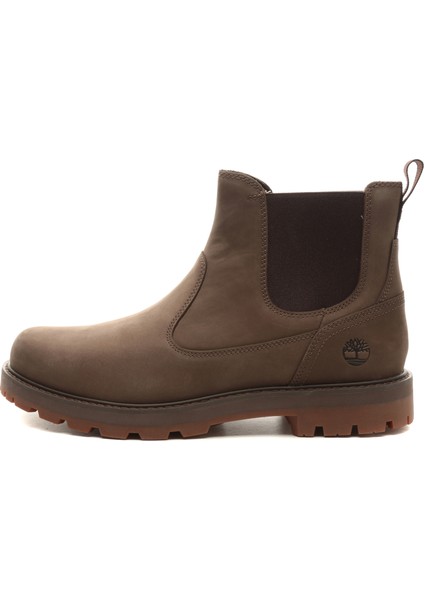 TB0A6A4WEM51 Timberland Brıtton Road Mıd Chelsea Boot Erkek Bot ve &amp;ccedil;izme Kahve