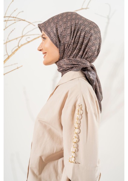 Kadın Etnik Desen Soft Eşarp