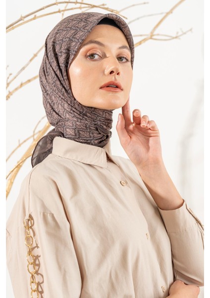 Kadın Etnik Desen Soft Eşarp