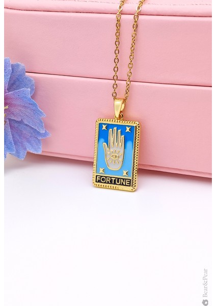 Fortune Tarot Kolye Kadın Şans Kolyesi