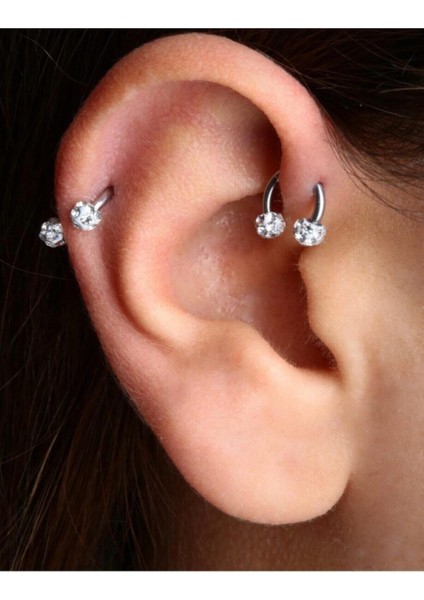 Su Perisi Takı Bijuteri Cerrahi Çelik Piercing 6 mm