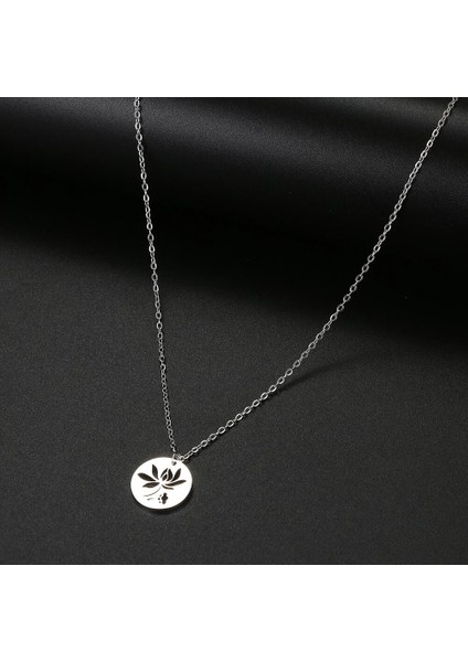 Kök Çiçeği Gümüş Kolye