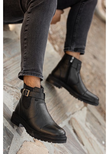 Garantili D1985 Hakiki Deri Soğuk Geçirmez Erkek Bot fırsatları