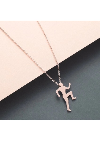 Koşan Adam Gümüş Kolye modelleri