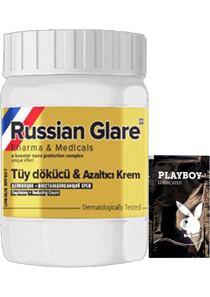 Rusian Glare Nano 50 ml Rus Merhemi Tüy Dökücü Azaltıcı Krem + 1 Adet Jel Armağan