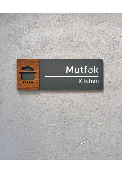 Ceviz Serisi Mutfak-Kitchen Kapı Isimliği