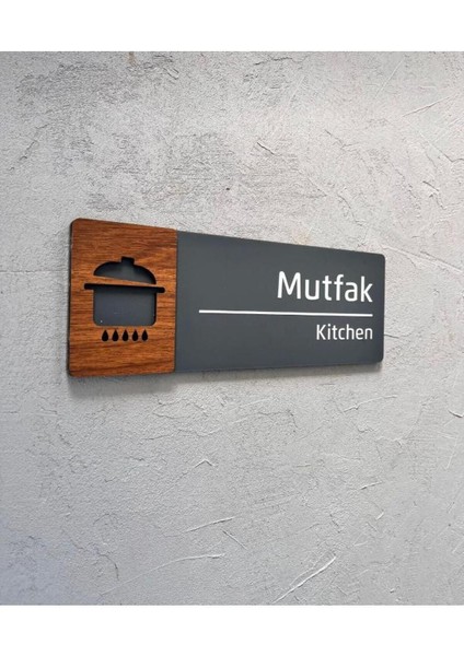 Ceviz Serisi Mutfak-Kitchen Kapı Isimliği
