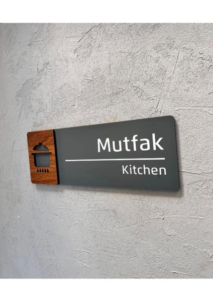 Ceviz Serisi Mutfak-Kitchen Kapı Isimliği