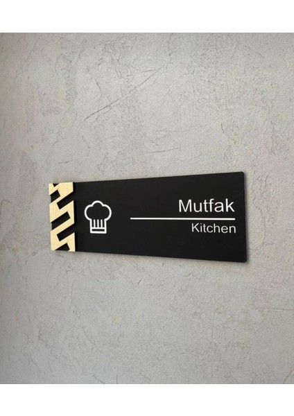 Route Serisi Mutfak Kapı Isimliği
