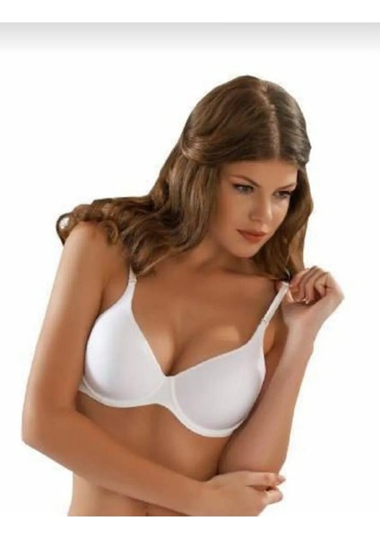 9100 Kadın Daphne Desteksiz Balenli Soft Cup Sütyen 2 Adet