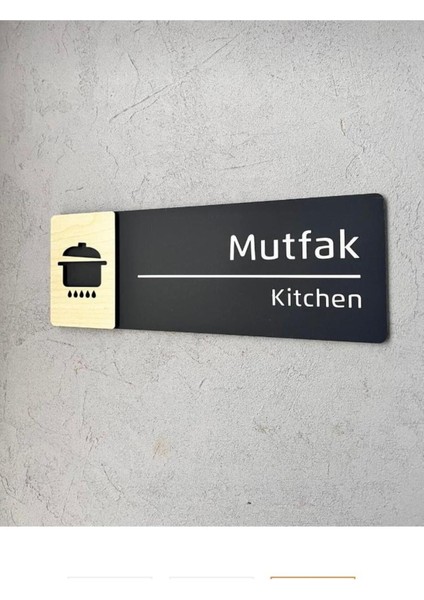 Akçaağaç Serisi Mutfak Kapı Isimliği modelleri