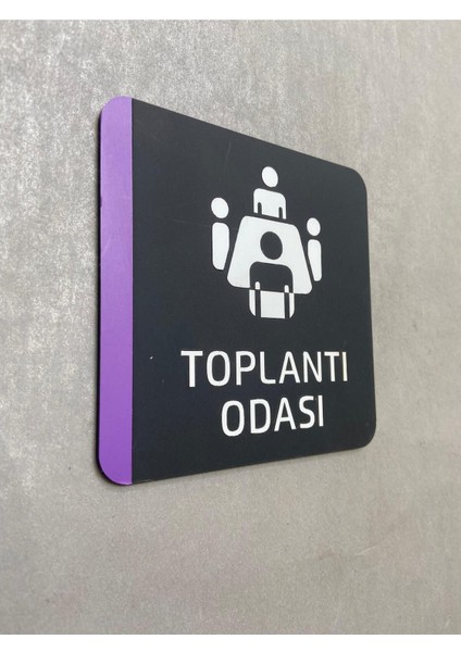 Colour Seri Toplantı Odası Uyarı Levhası