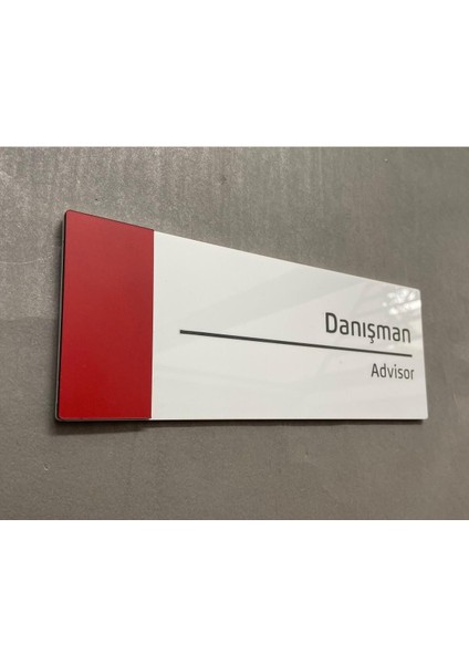 Pearl Red Serisi Kapı Isimliği Danışman fiyatları